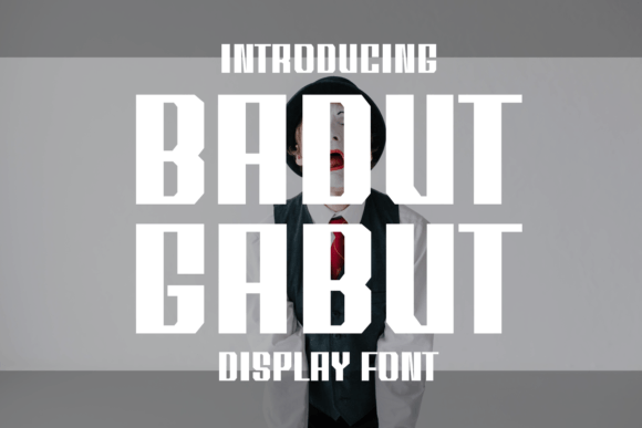 Badut Gabut: A Bold Display Font for Headlines and Branding