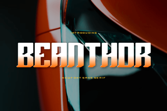 Beanthor Display Font: Bold Headlines for Modern Web Design