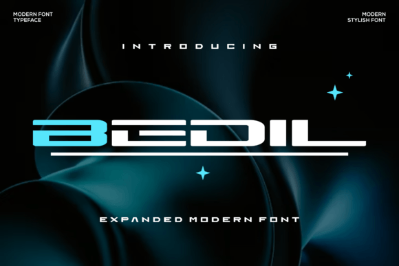 Bedil: A Bold Display Font for Modern Branding