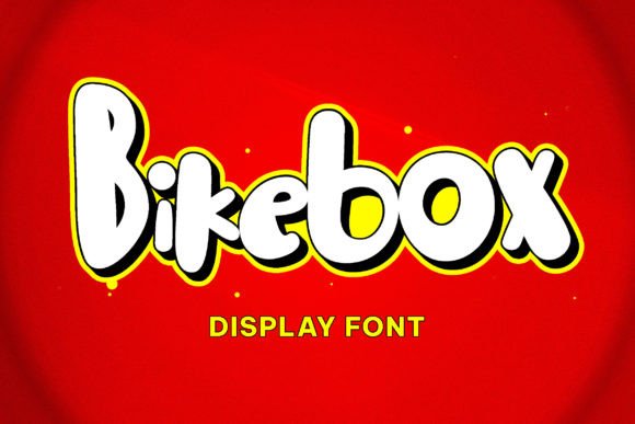 Bikebox: A Round Display Font for Playful Brand Campaigns