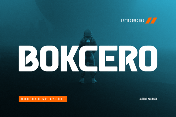 Bokcero Display Font for Handmade Labels and Shop Branding