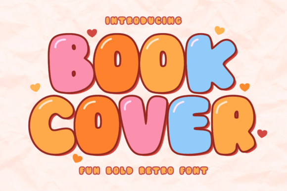 Book Cover Font: Bold Display Typeface for Kids Branding