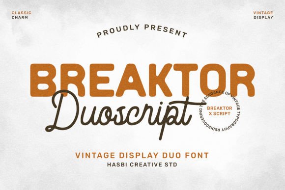 Breaktor Vintage Duo Font – A Hands-On Review for Product Makers