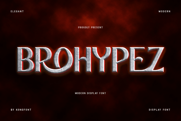 Brohypez Display Font for Bold Campaign Visuals That Stop the Scroll