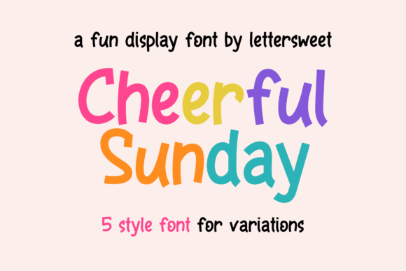 Build a Memorable Brand with Cheerful Sunday Display Font