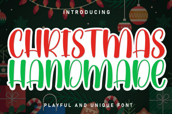 Christmas Handmade: Handwritten Font for Campaign Design