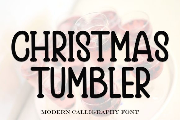 Christmas Tumbler: A Handwritten Font for Cozy Holiday Campaigns