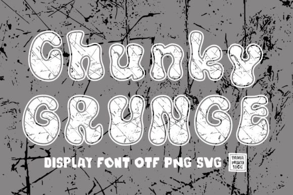 Chunky Grunge: A Vintage Display Font for Editorial Design