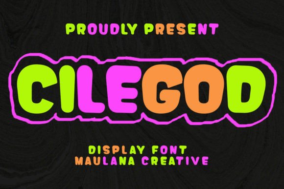 Cilegod: A Bold Display Font for Editorial Design and Publication Branding