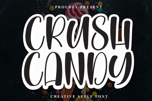 Crush Candy Font for Playful Editorial Design