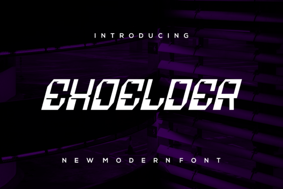 Exoelder Display Font for Handmade Product Branding and Packaging