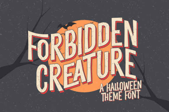 Forbidden Creature: A Playful Display Font for Editorial Design
