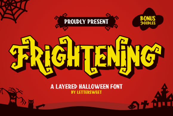 Frightening Display Font: Bold Halloween Typography for Brands