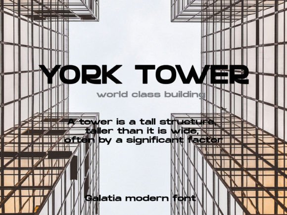 Galatia: A Bold Display Font for Modern Web Design
