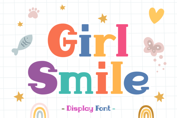 Girl Smile: A Cute and Quirky Display Font for Joyful Campaign Visuals