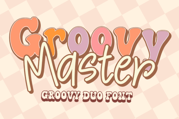 Groovy Master Font: A Retro Duo for Editorial Design