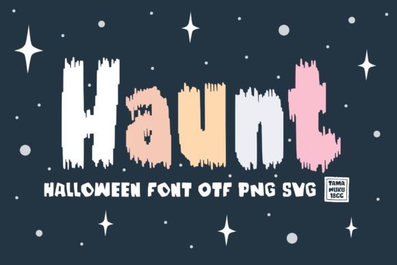 Haunt Halloween Display Font for Business Branding