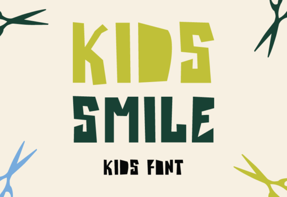 Kids Smile Font: A Display Typeface for Playful Campaigns