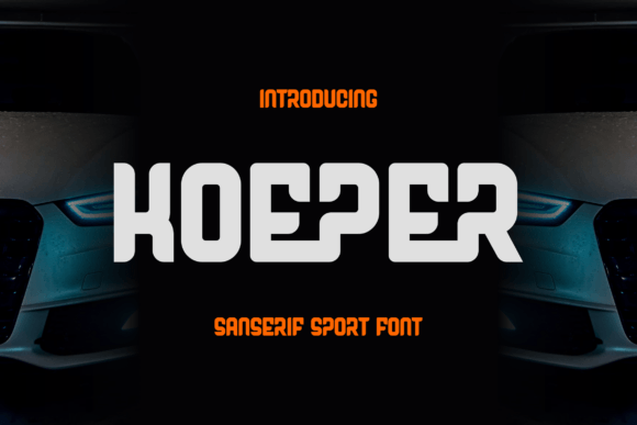 Koeper Display Font for Modern Marketing Visuals