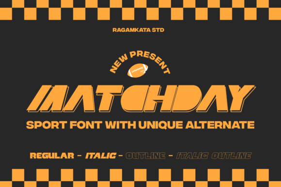 Matchday: A Dynamic Display Font for Sports and Branding