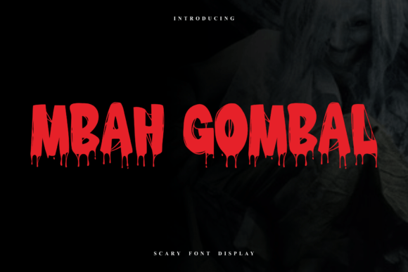 Mbah Gombal: A Spooky Display Font for Editorial Design