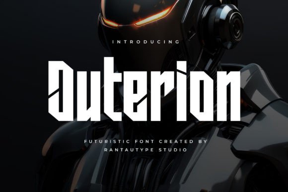 Outerion Is a Futuristic Display Font That Defines Modern Branding