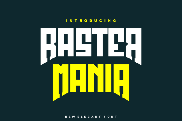 Raster Mania Display Font for Bold Campaign Graphics
