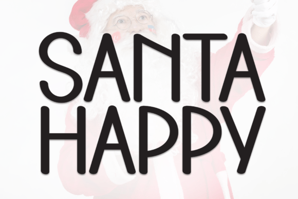 Santa Happy Display Font for Engaging Marketing Campaigns