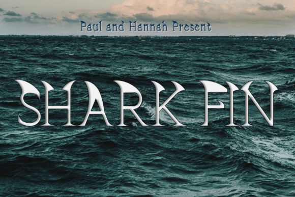 Shark Fin Display Font for Editorial Design and Publication Layouts