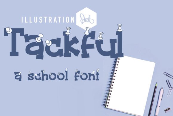 Tackful: A Hand-Crafted Serif Display Font for Memorable Marketing Visuals