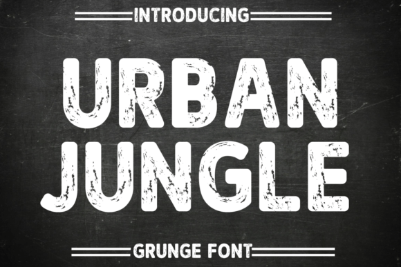 Urban Jungle Font for Editorial Design and Content Layouts