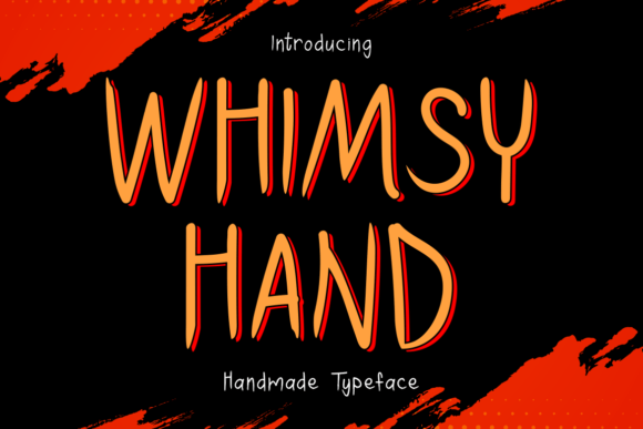 Whimsy Hand: A Handmade Display Font for Creative Brands