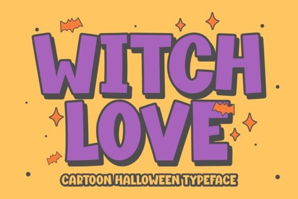 Witch Love Font for Handmade Product Designs and Seasonal Branding